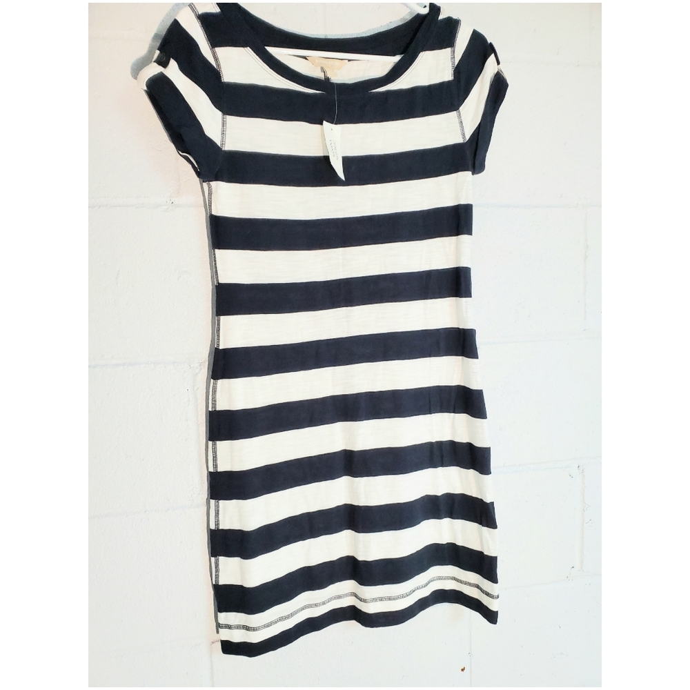Banana republic navy and white dress size XS - Picture 2 of 11